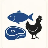 Seafood, Chicken & Meat icon