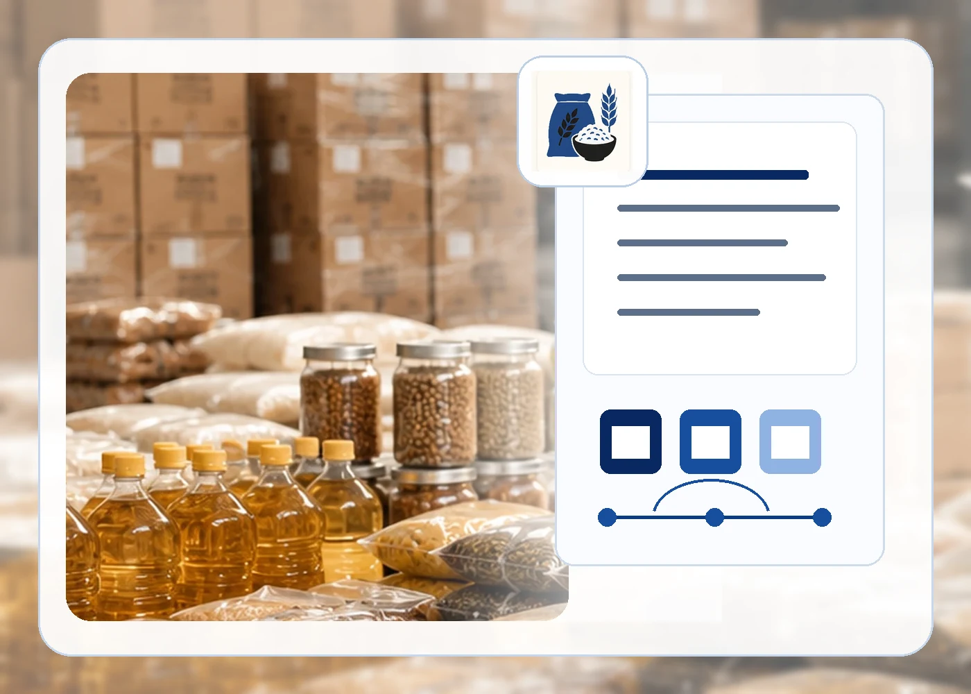 Wholesale food specifications and packaging