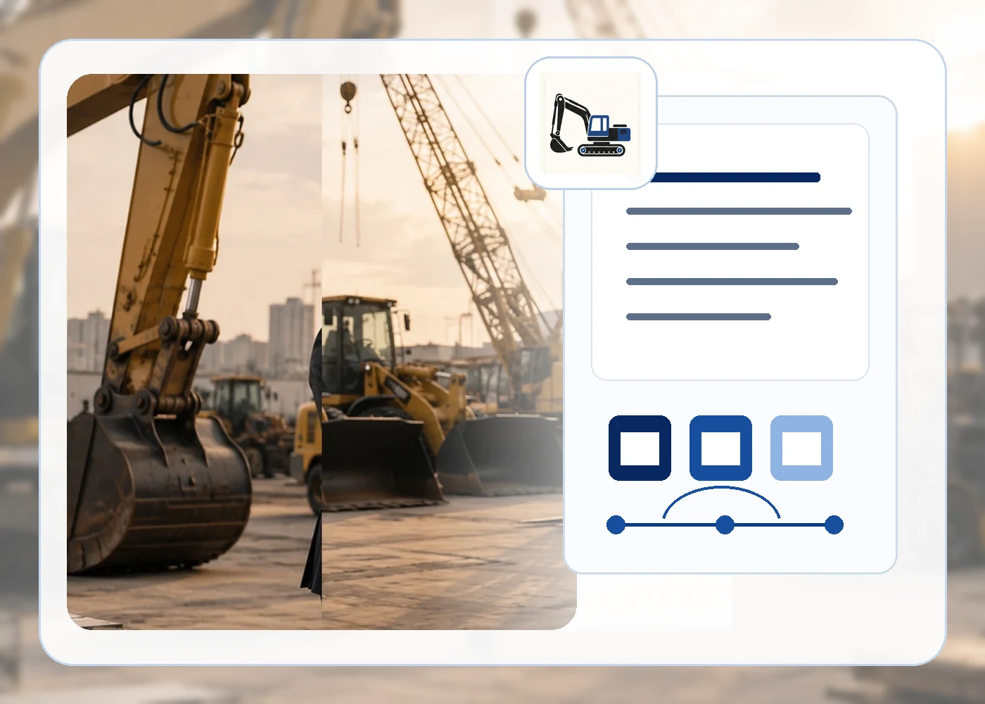 Heavy-machinery specifications and project requirements