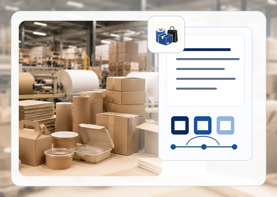 Paper and packaging specifications